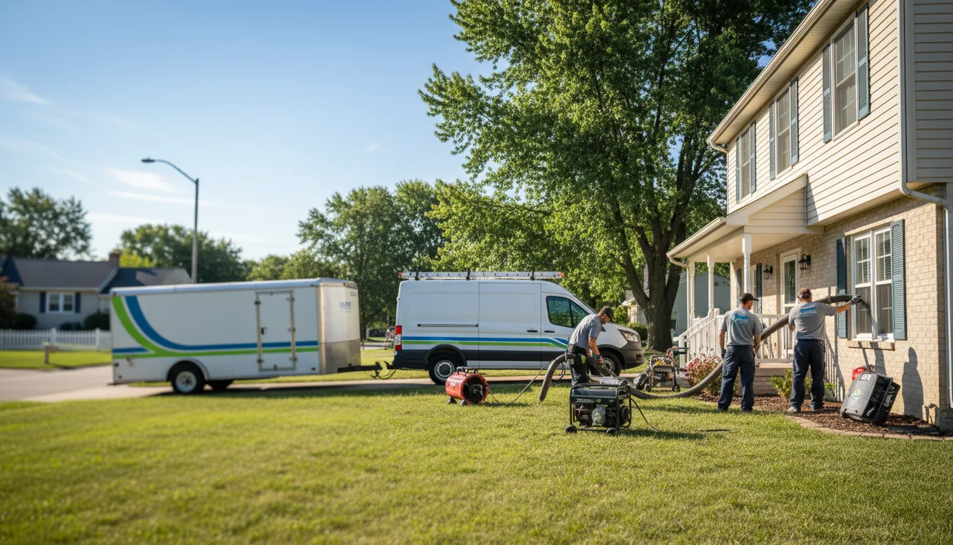 Flooded Basement Restoration And Cleanup With Repair in Conroy, IA near me